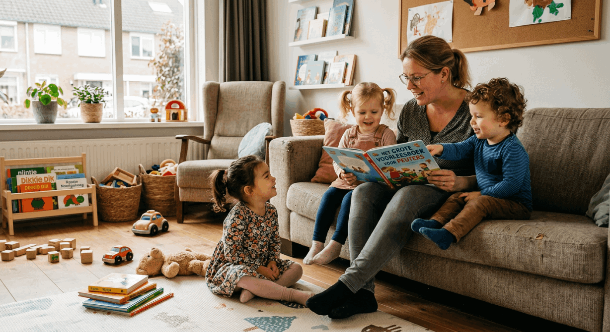 Afbeelding - Gezellig lezen of voorlezen